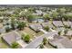 Aerial view of homes near community pond and walking trails at 1472 Longspur Dr, Mount Pleasant, SC 29466