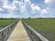 Picturesque boardwalk traversing scenic landscape, offering a serene escape into nature's beauty at 1472 Longspur Dr, Mount Pleasant, SC 29466
