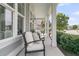 Inviting front porch with comfortable seating and stylish decor at 1472 Longspur Dr, Mount Pleasant, SC 29466