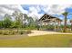Community space featuring a pavilion with picnic tables and ample grass lawns at 1472 Longspur Dr, Mount Pleasant, SC 29466
