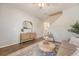 Tastefully decorated living room with neutral tones, hardwood floors, and a cozy atmosphere at 152 Kirkland St, Goose Creek, SC 29445