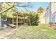 Backyard view featuring a pergola perfect for outdoor seating and entertainment at 1541 Diamond Blvd, Mount Pleasant, SC 29466