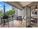 Relax on this charming patio, complete with comfortable seating and a beautiful view at 1619 Live Oak Park, Johns Island, SC 29455