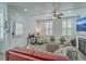 Bright living room with fireplace, plush seating, and ample natural light at 169 Jackson St, Charleston, SC 29403