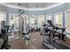 Community gym providing residents with treadmills, elliptical machines, and weight training equipment at 1735 Telfair Way, Charleston, SC 29412