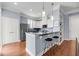 Well-lit kitchen with hardwood floors, white cabinetry, stainless steel appliances, and a breakfast bar at 200 River Landing Dr # D310, Charleston, SC 29492