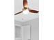 Close-up of bedroom ceiling fan with lights at 205 Honey Horn Dr, Summerville, SC 29486