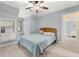 This bedroom features neutral paint, carpet, and decor at 2144 Pinopolis Rd, Pinopolis, SC 29469