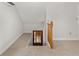 Hallway with wooden banister leading to a lower level at 2144 Pinopolis Rd, Pinopolis, SC 29469