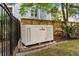 Backyard features a home generator, ensuring backup power during outages at 2159 Parkway Dr, Charleston, SC 29412