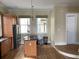 Kitchen featuring an island with black countertop, stainless steel appliances, and hardwood flooring at 22A Corinne St # 31, Charleston, SC 29403
