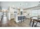 Contemporary kitchen with a large island, stainless steel appliances, and ample counter space at 221 Lucca Dr, Summerville, SC 29486
