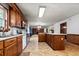Spacious kitchen with stainless steel appliances, a center island, and an open layout at 228 Dogwood Trl, Harleyville, SC 29448