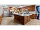 Large kitchen with center island, stainless-steel appliances, and wood cabinetry at 228 Dogwood Trl, Harleyville, SC 29448