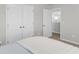 Cozy bedroom with a plush bed and open closet, offering a comfortable living space at 244 Wild Strawberry Ln, Moncks Corner, SC 29461