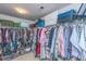Walk-in closet with abundant hanging space and shelves, perfect for organization and storage at 3025 Buckeley Cir, Charleston, SC 29414