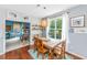 Cozy dining room features a wood table, natural light, and warm pendant lighting at 3025 Buckeley Cir, Charleston, SC 29414