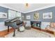 Music room showcasing a piano, stylish decor, and comfortable seating at 3025 Buckeley Cir, Charleston, SC 29414