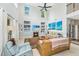 Inviting living room showcases a fireplace, built-in shelving, and an open layout at 3025 Buckeley Cir, Charleston, SC 29414
