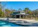 Pool house with open-air design, perfect for relaxing by the pool at 3025 Buckeley Cir, Charleston, SC 29414
