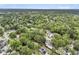 A captivating aerial view of a green neighborhood, highlighting its mature trees and inviting community layout at 31 Monte Sano Dr, Hanahan, SC 29410