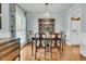 Elegant dining room with chandelier and large window at 31 Monte Sano Dr, Hanahan, SC 29410