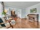 Inviting living room with gleaming hardwood floors and ample natural light at 31 Monte Sano Dr, Hanahan, SC 29410