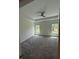 Neutral bedroom with recessed lights, a ceiling fan, two windows, and carpeted floor at 3218 Pinewood Dr, Ladson, SC 29456
