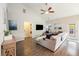 Relaxing living room area with TV and hardwood floors at 3319 Dunwick Dr, Johns Island, SC 29455