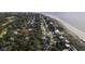 Beautiful aerial view highlighting the property's close proximity to the beach and surrounding neighborhood at 3320 Myrtle St, Edisto Island, SC 29438