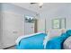 Bedroom featuring a ceiling fan, closet, and TV above the bed at 3360 Fickling Hill Rd, Johns Island, SC 29455