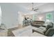 Open-concept living room and kitchen area with great natural light at 3360 Fickling Hill Rd, Johns Island, SC 29455