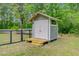 Back yard shed with double door and steps at 3360 Fickling Hill Rd, Johns Island, SC 29455