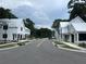 Street view featuring modern white homes on either side of the road at 401 Oak Hammock Ct # 48, Johns Island, SC 29455