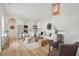Spacious living area featuring modern kitchen, cozy seating, and dining area at 42 Poinsett St, Charleston, SC 29403