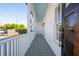 Spacious porch features an open layout and fresh landscaping, offering a relaxing space for outdoor enjoyment at 42 Poinsett St, Charleston, SC 29403