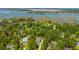 Beautiful aerial view of neighborhood homes surrounded by lush greenery with a stunning river running behind them at 474 Woodspring Rd, Mount Pleasant, SC 29466