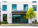 Attractive building entrance with a modern facade and professional landscaping, located at The Gadsden at 5 Gadsdenboro St # 503, Charleston, SC 29401