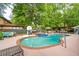Backyard with inviting pool, basketball hoop, and outdoor seating perfect for entertaining guests at 5 S Basilica Ave, Hanahan, SC 29410