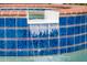 Pool features a built-in brick and blue-tile spa with a gentle waterfall at 5 S Basilica Ave, Hanahan, SC 29410