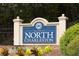 Welcome to North Charleston sign with elegant lettering and a scenic natural backdrop at 5163 W Dolphin St, North Charleston, SC 29405