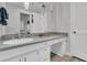 Bright bathroom with a white vanity, a long countertop, and plenty of storage space underneath at 521 Pelzer Dr, Mount Pleasant, SC 29464