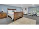 Comfortable bedroom with built-in shelving, natural light, and cozy decor at 521 Pelzer Dr, Mount Pleasant, SC 29464