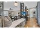 Inviting living room featuring unique architectural details and a comfortable seating area at 521 Pelzer Dr, Mount Pleasant, SC 29464