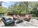 Inviting outdoor patio with stylish wicker furniture, perfect for gatherings and enjoying the outdoors at 521 Pelzer Dr, Mount Pleasant, SC 29464