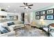 Spacious living room with wood floors and ample seating at 5451 Kings River Dr, North Charleston, SC 29420