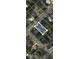 Aerial view of property lines in a developed neighborhood at 609 Coral St, Mount Pleasant, SC 29464