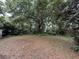Expansive backyard enveloped by lush trees and landscaping, offering a private outdoor oasis at 609 Coral St, Mount Pleasant, SC 29464