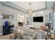 Comfortable living area with built-in shelving, stylish furniture, and an open layout at 8 Prioleau St # Th A, Charleston, SC 29401