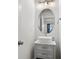 Stylish bathroom features a vessel sink on a modern vanity, updated lighting, and neutral paint at 8624 Grassy Oak Trl, North Charleston, SC 29420